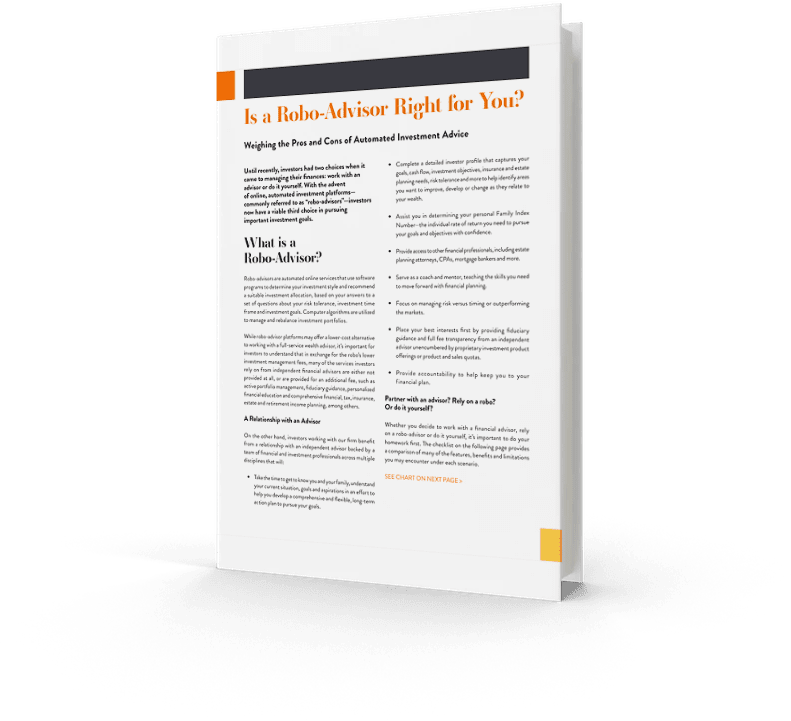 Is a Robo-Advisor Right For You?